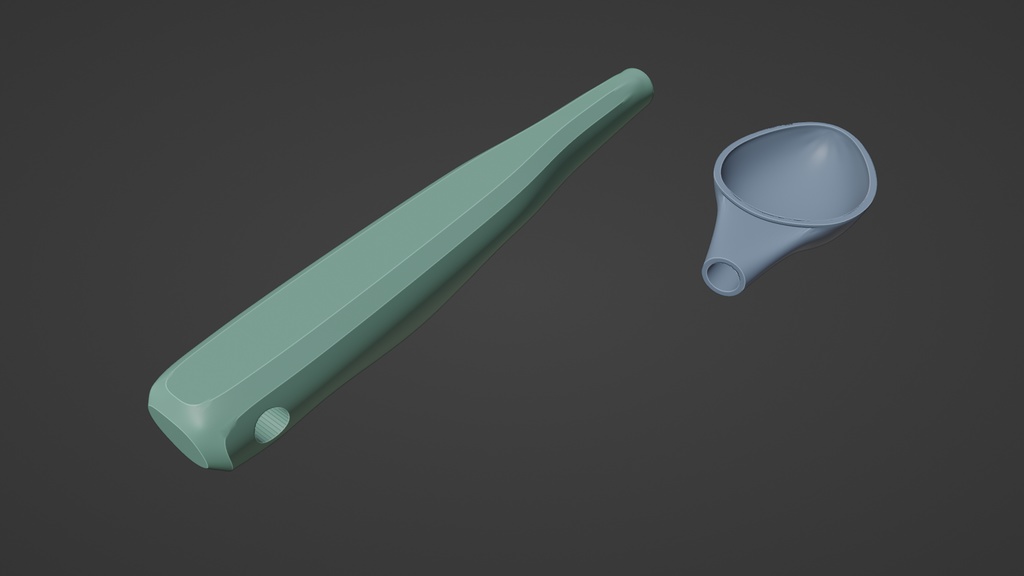 柄杓３Dモデル