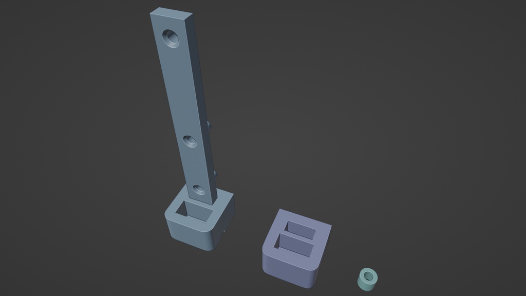 リールスタンド3Dモデル