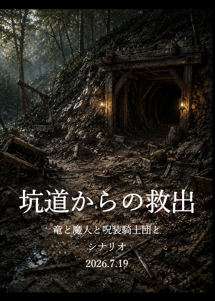 TRPG「竜と魔人と呪装騎士団と」【シナリオ】鉱山からの脱出
