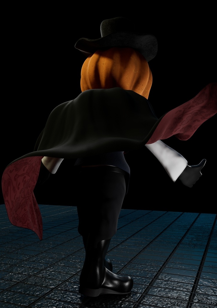 3Dモデル_ハロウィン ジャックランタン