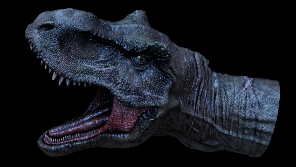 3Dモデル Trex_head