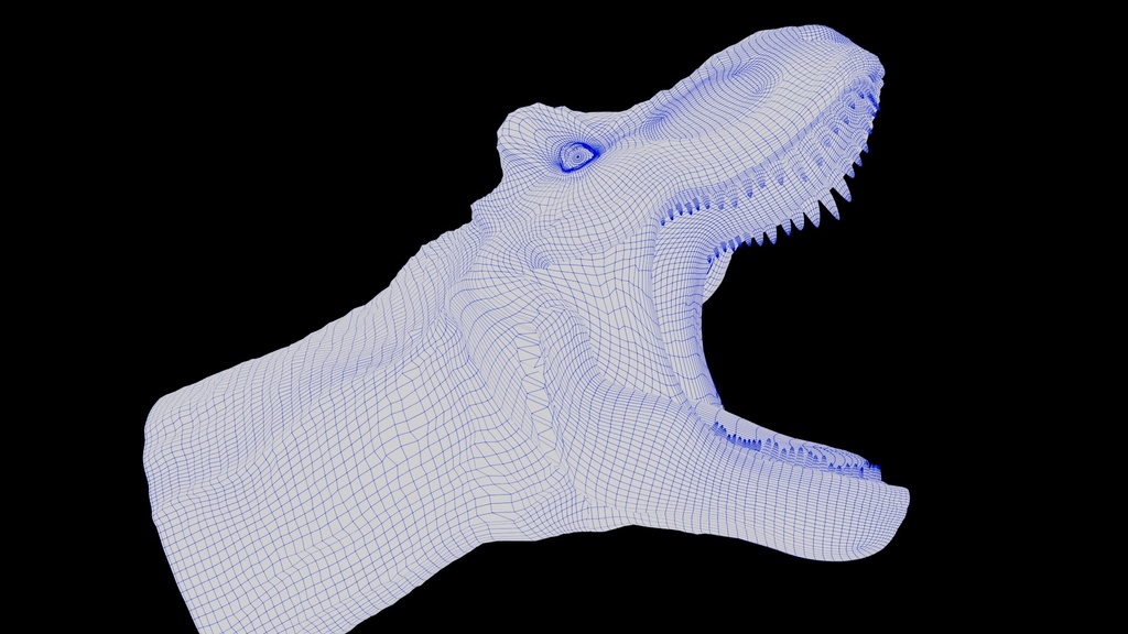 3Dモデル Trex_head