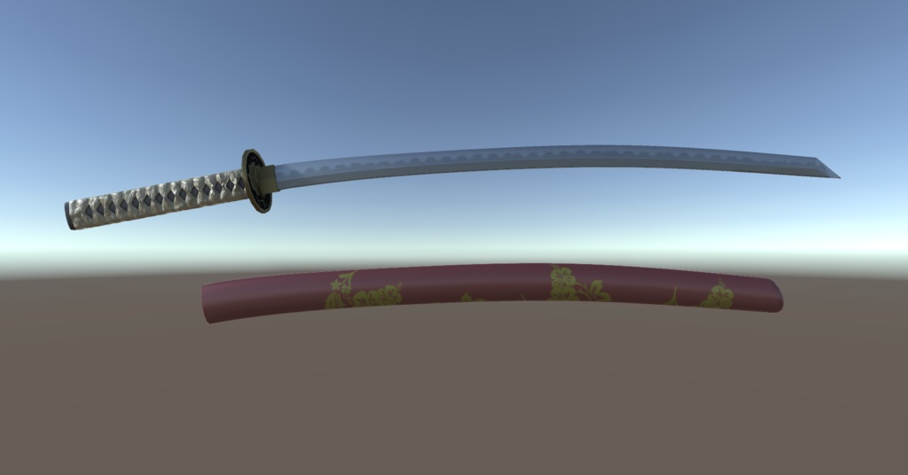 3Dモデル 日本刀