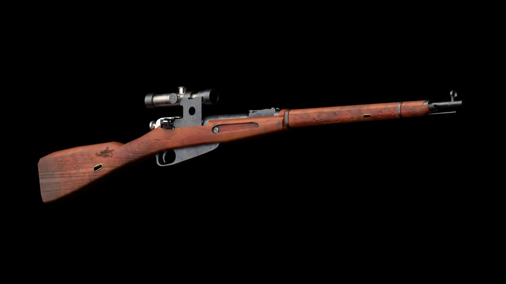 3Dモデル スナイパーライフル