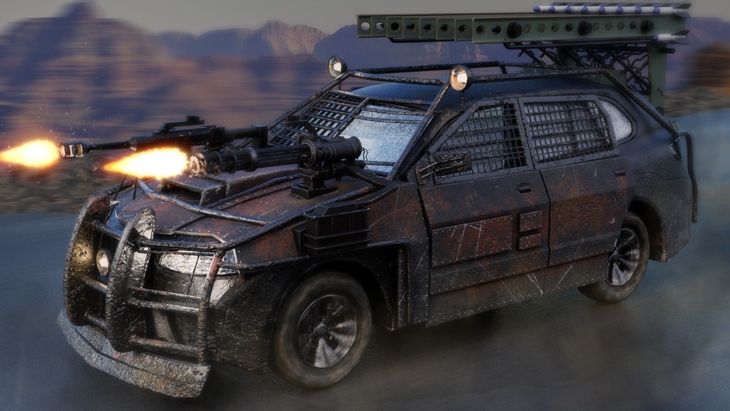 3Dモデル ArmorCar