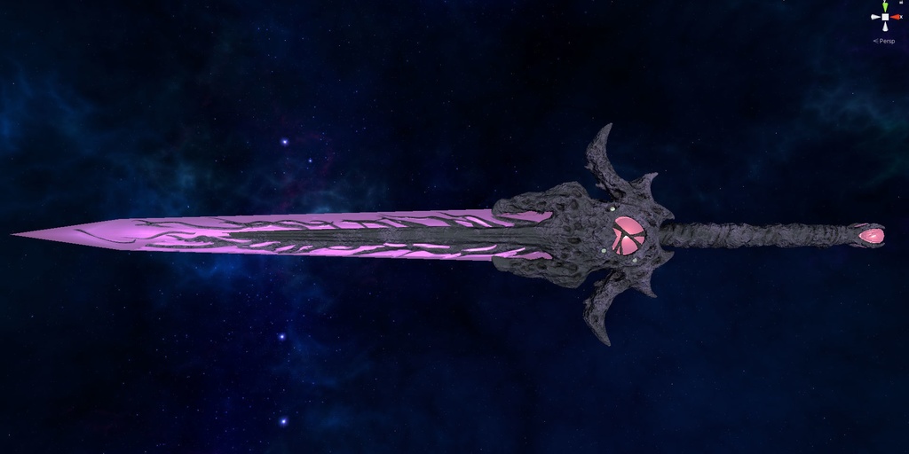 3Dモデル 剣 デーモンソード