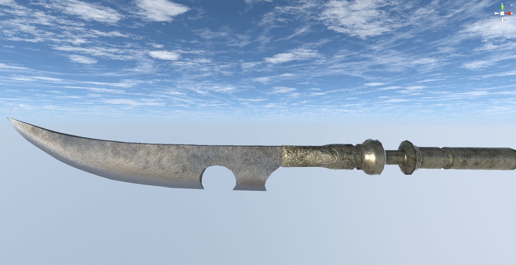 3Dモデル 薙刀
