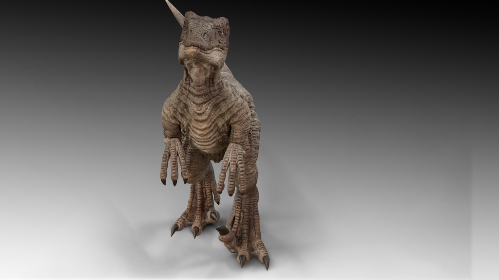 3Dモデル ヴェロキラプトル