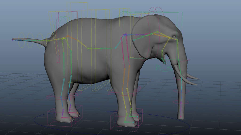 3Dモデル アフリカ象
