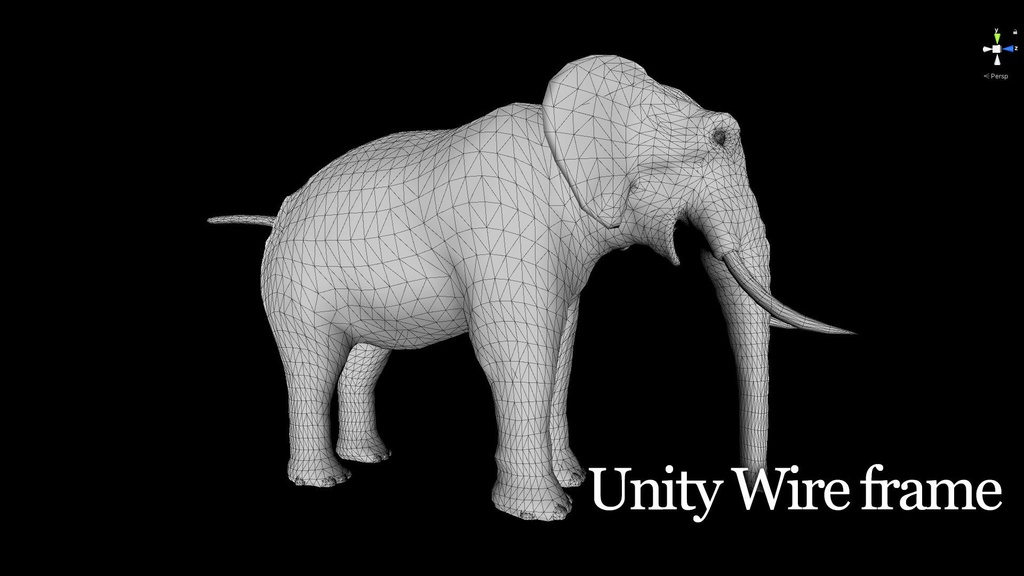 3Dモデル アフリカ象