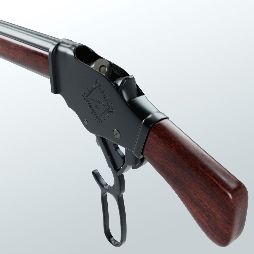 3Dモデル ウィンチェスターライフル