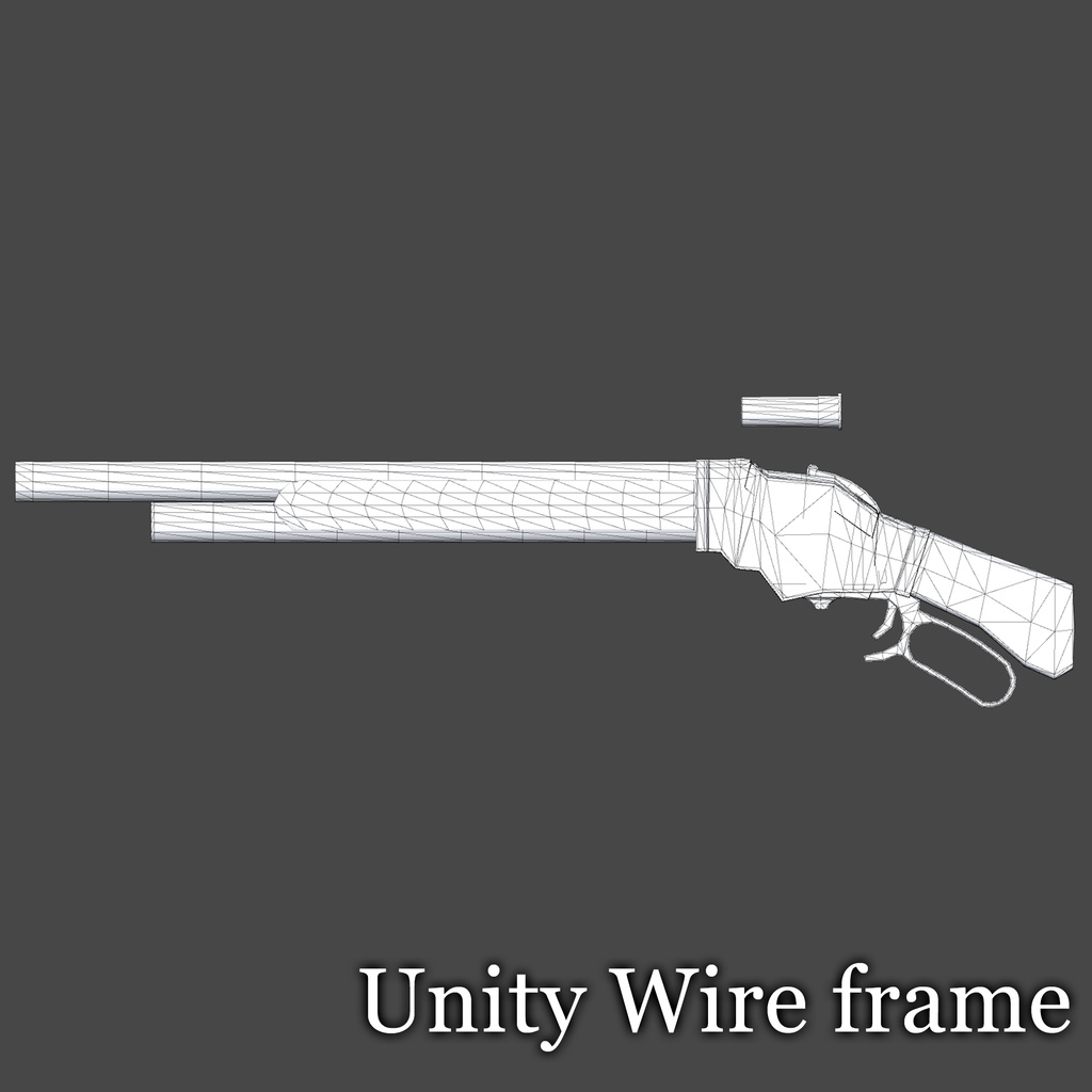 3Dモデル ウィンチェスターライフル