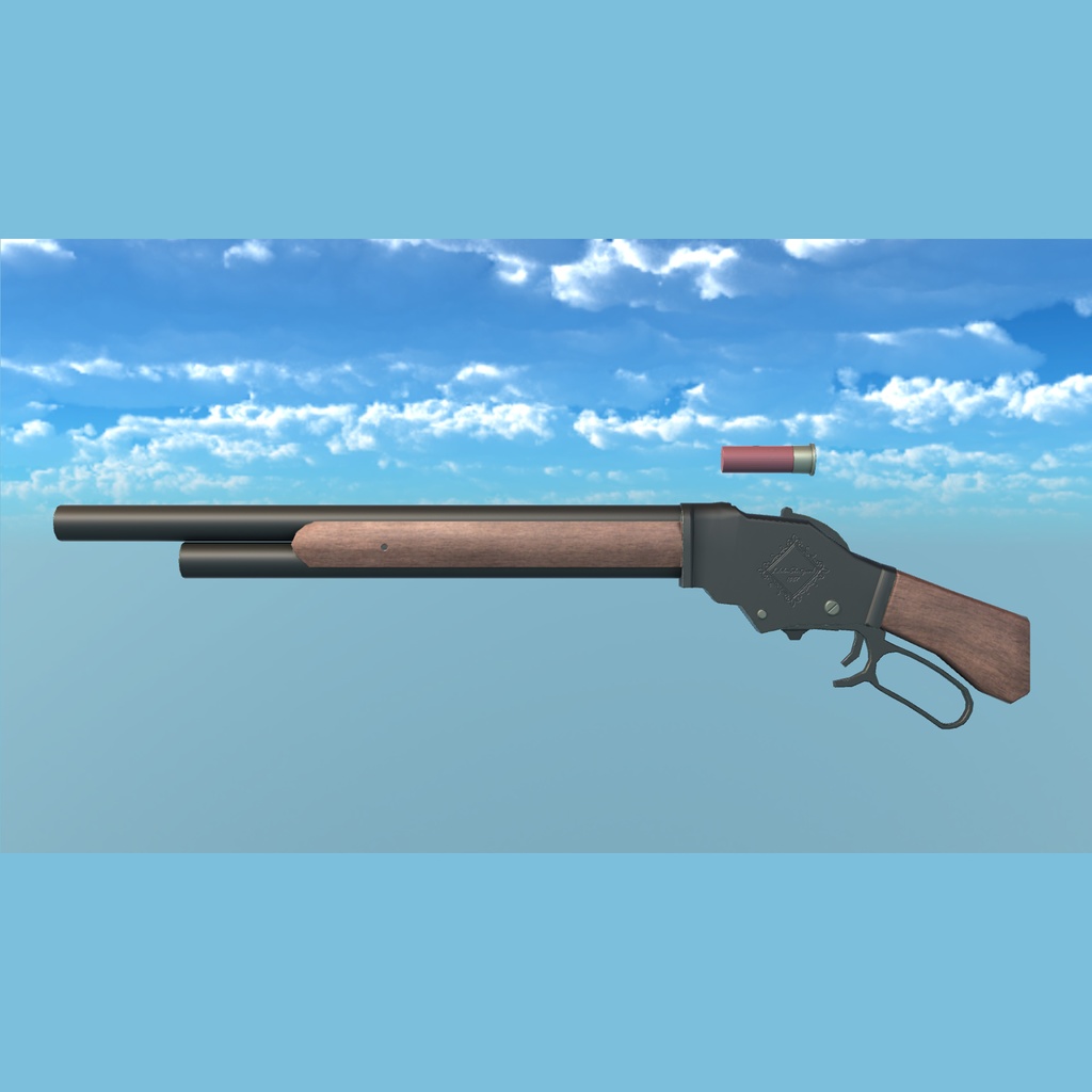 3Dモデル ウィンチェスターライフル