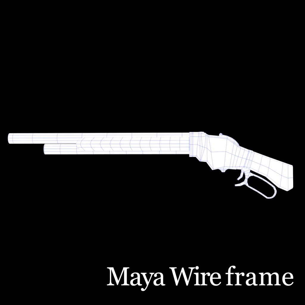 3Dモデル ウィンチェスターライフル