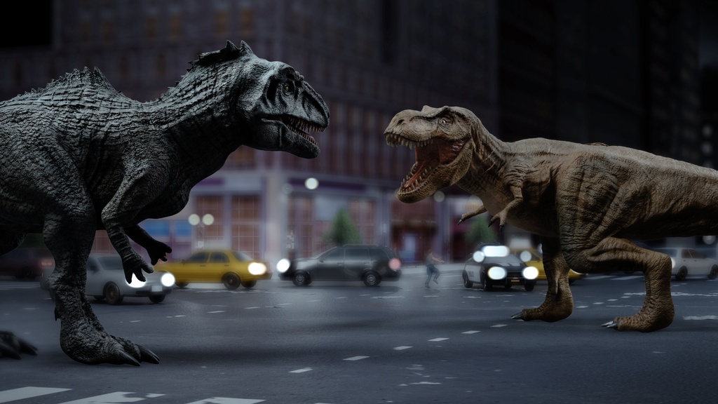 3Dモデル ティラノサウルス