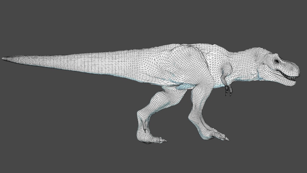 3Dモデル ティラノサウルス