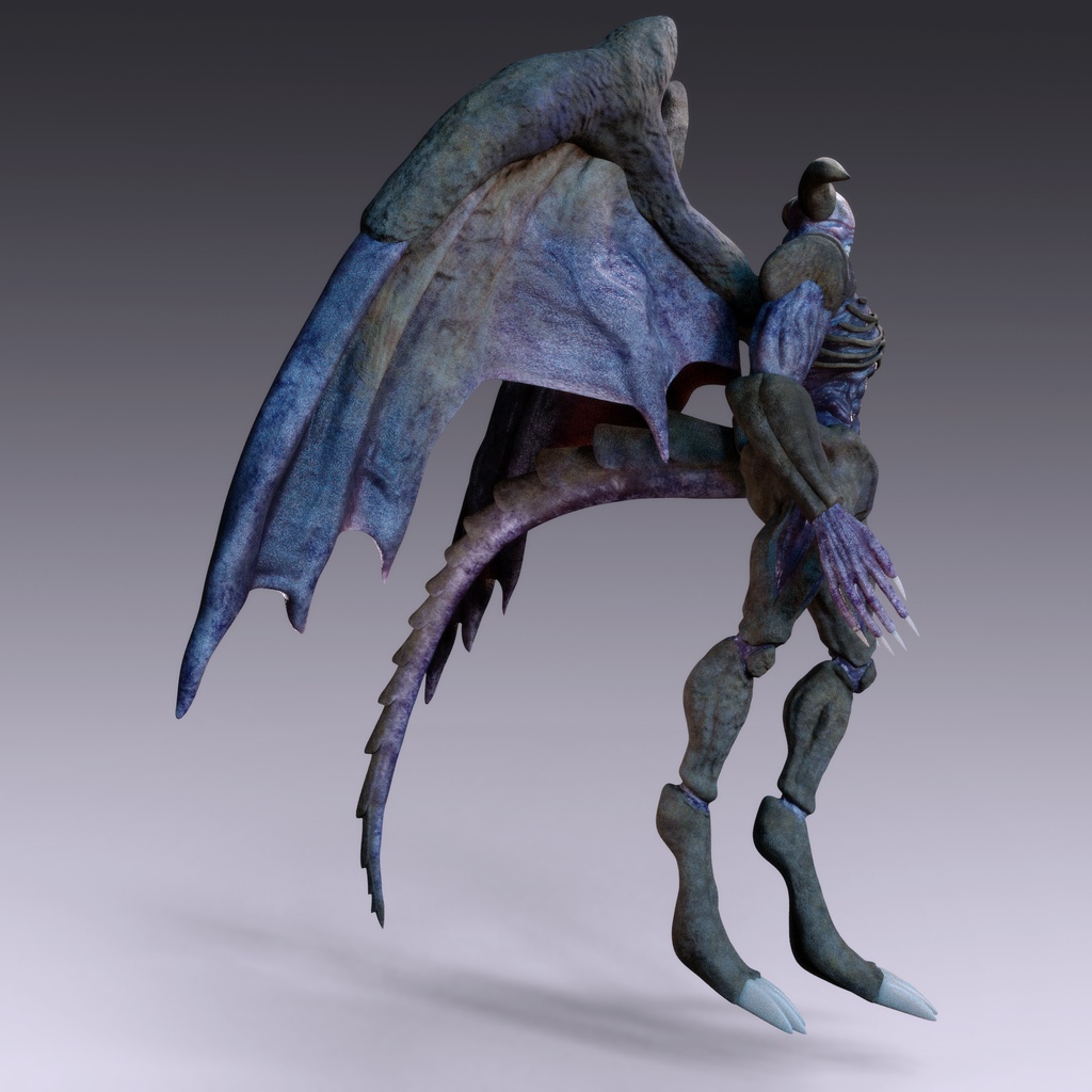 【3Dモデル】スカルデーモン