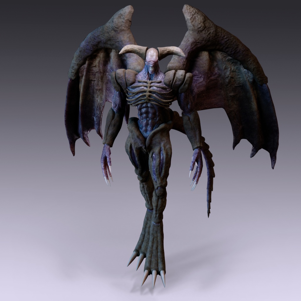 【3Dモデル】スカルデーモン