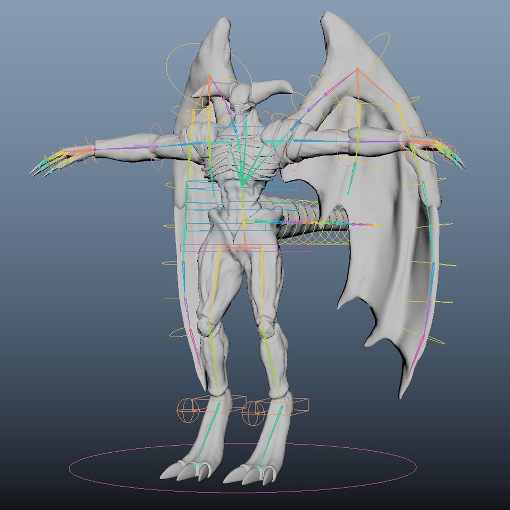 【3Dモデル】スカルデーモン
