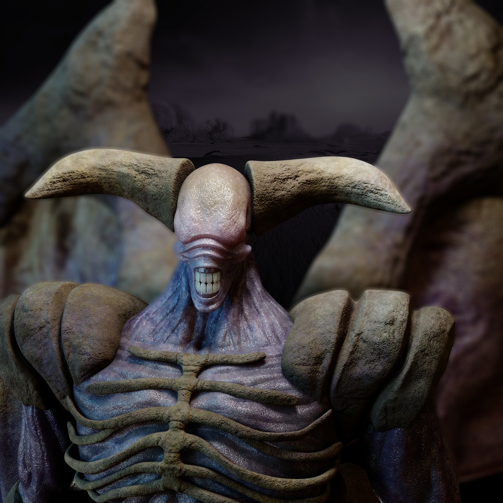 【3Dモデル】スカルデーモン