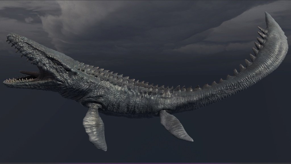 【3Dモデル】モササウルス