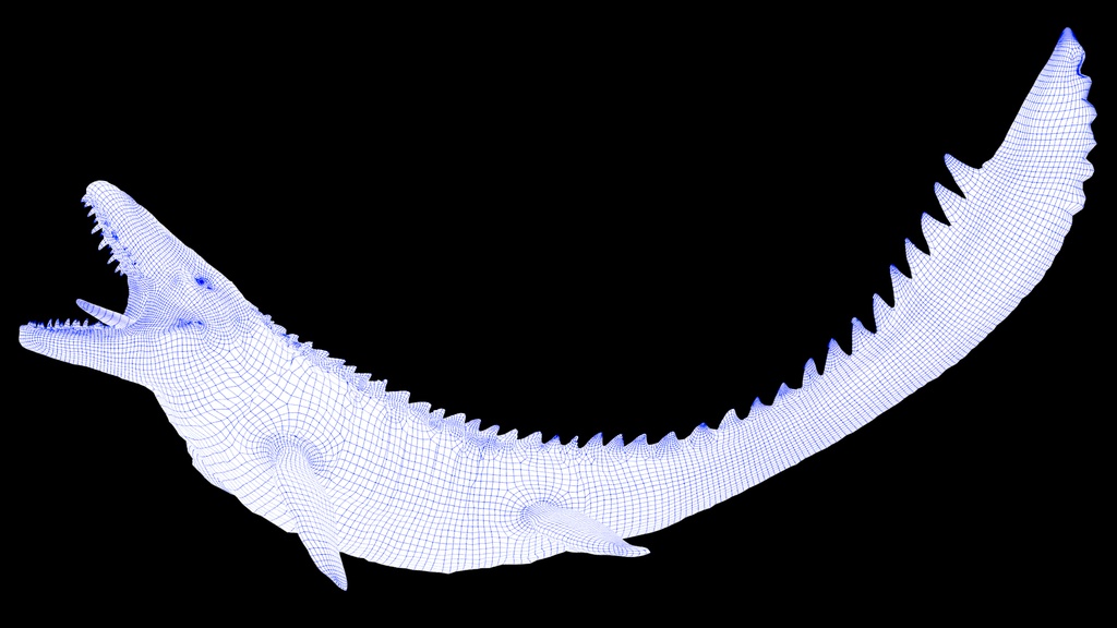 【3Dモデル】モササウルス