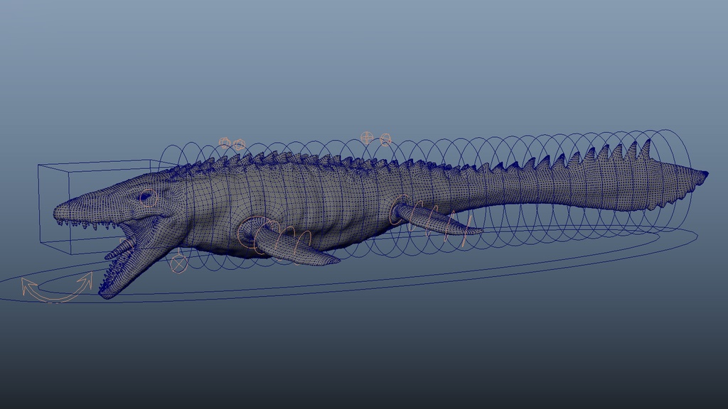 【3Dモデル】モササウルス