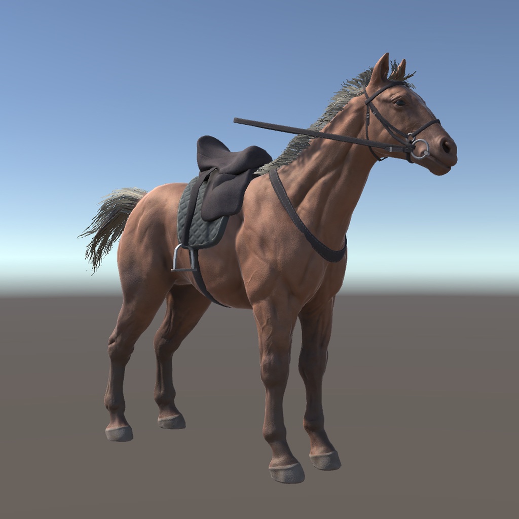 【3Dモデル】馬