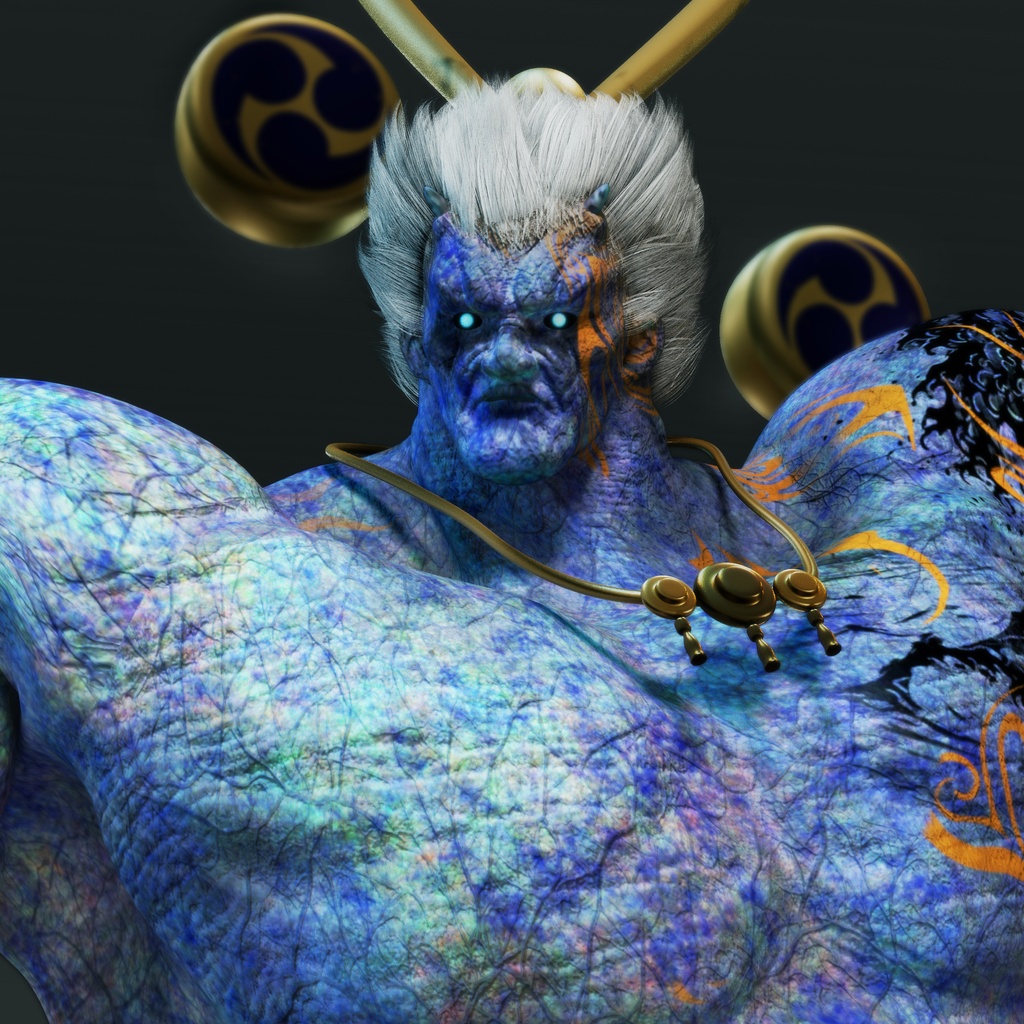 【3Dモデル】雷神