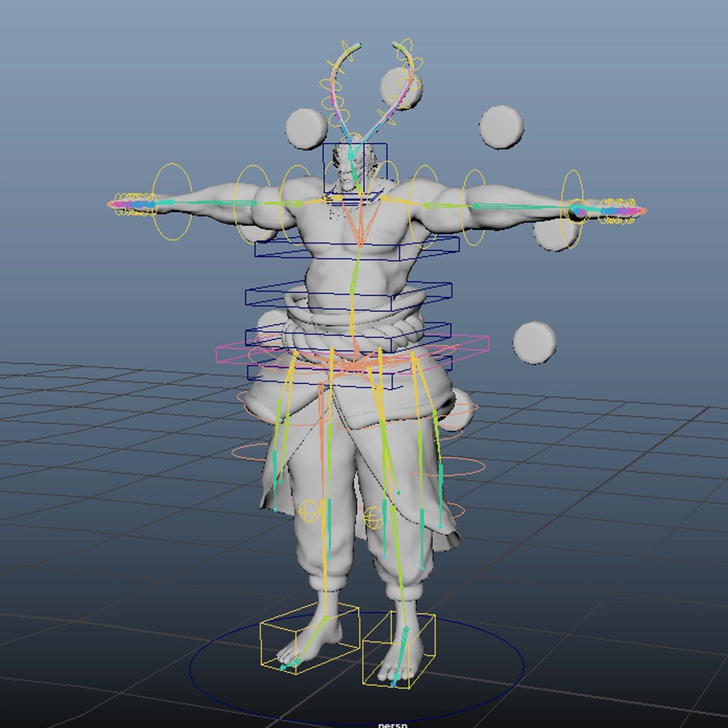【3Dモデル】雷神