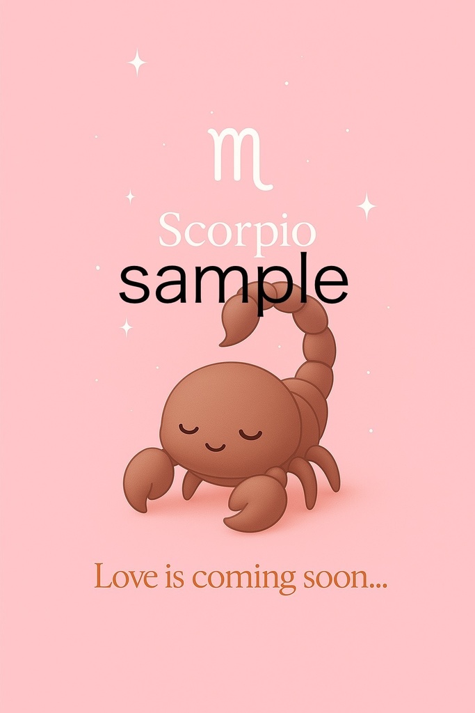 【さそり座】ふんわり優しい星座壁紙 ♏️