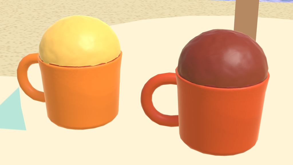 [無料3Dモデル] カップケーキ「ふわふわ」
