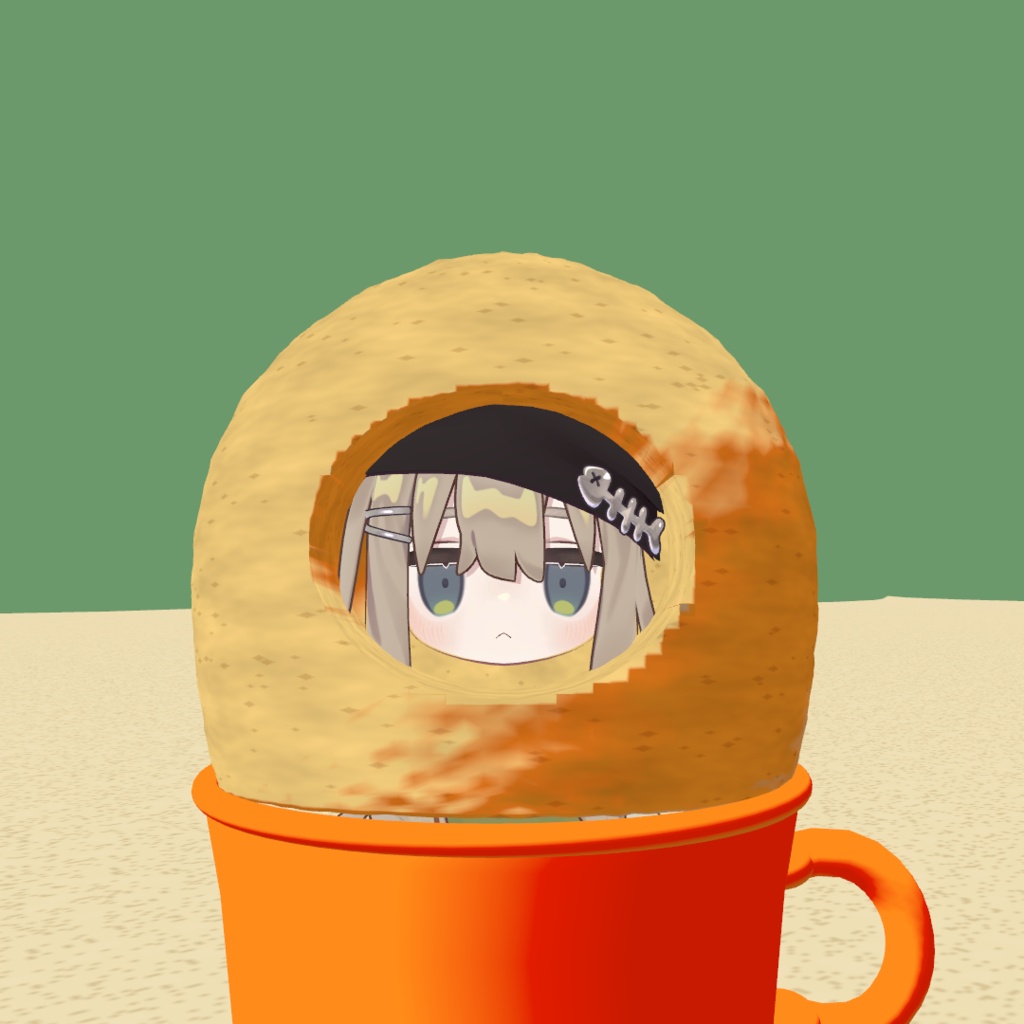 【キプフェル専用】ギミック付きマグカップケーキ着ぐるみ衣装 モコモコ