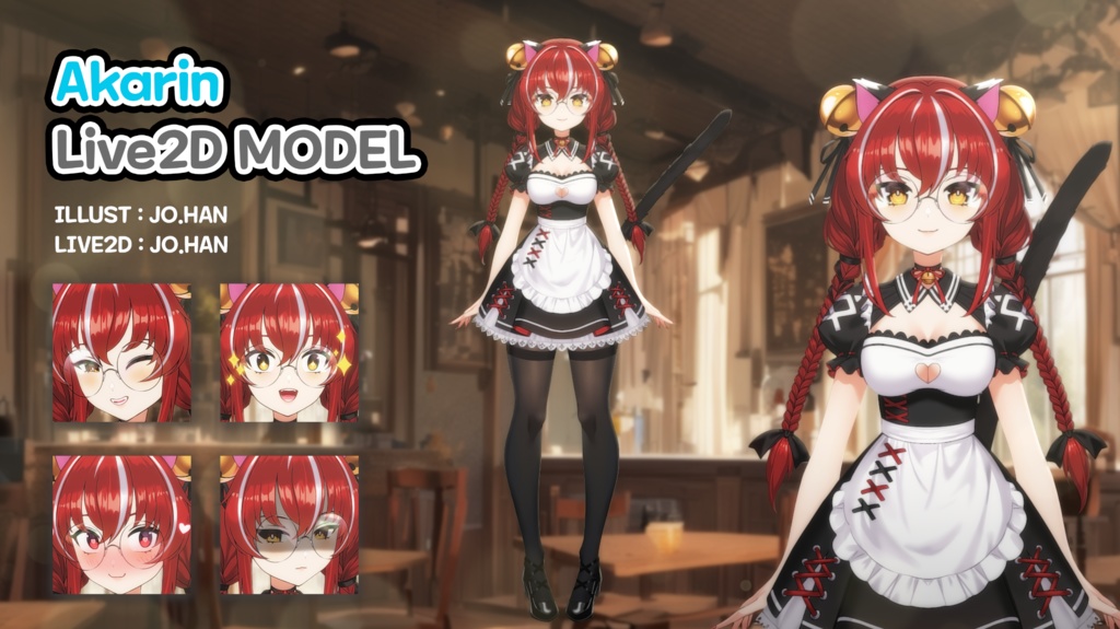 VtubeStudio Model / Watch animation YouTube!