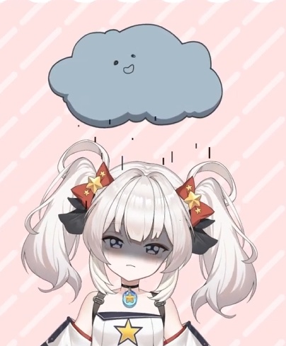 [Vtuber Item] Raining Cloud