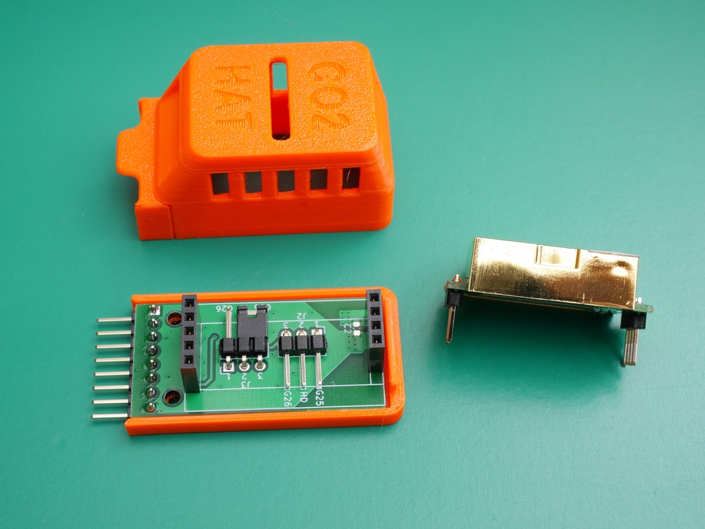 M5StickC/Plus用「Co2 HAT(ソケット版)」キット(※Co2センサ別売り)