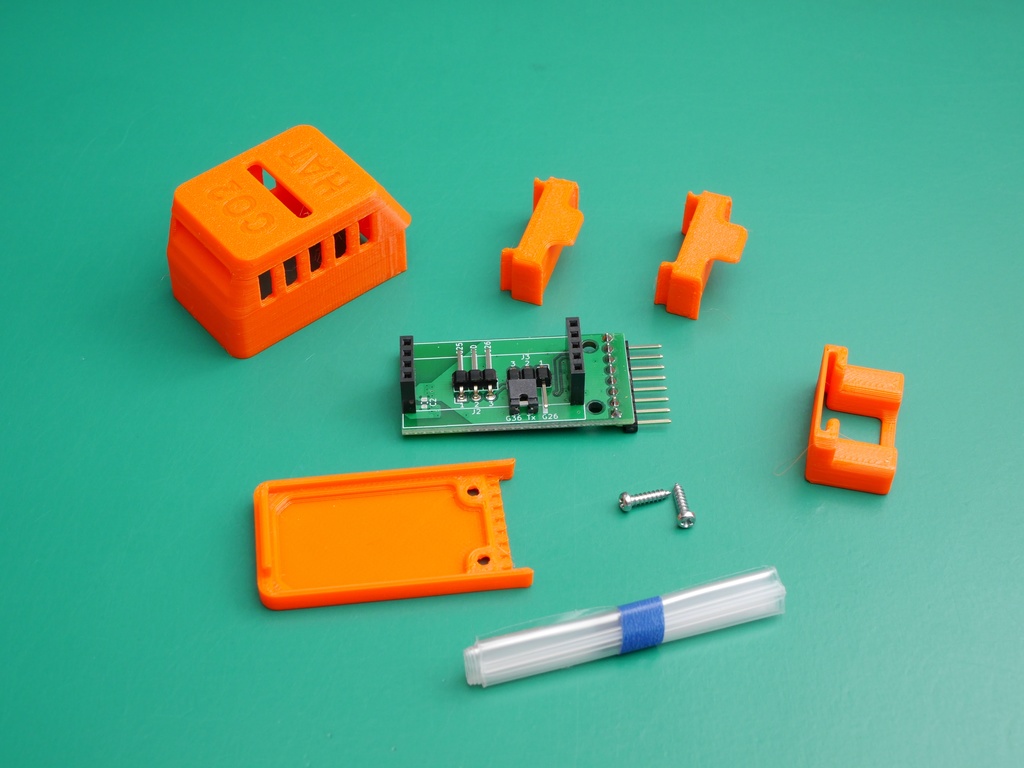 M5StickC/Plus用「Co2 HAT(ソケット版)」キット(※Co2センサ別売り)