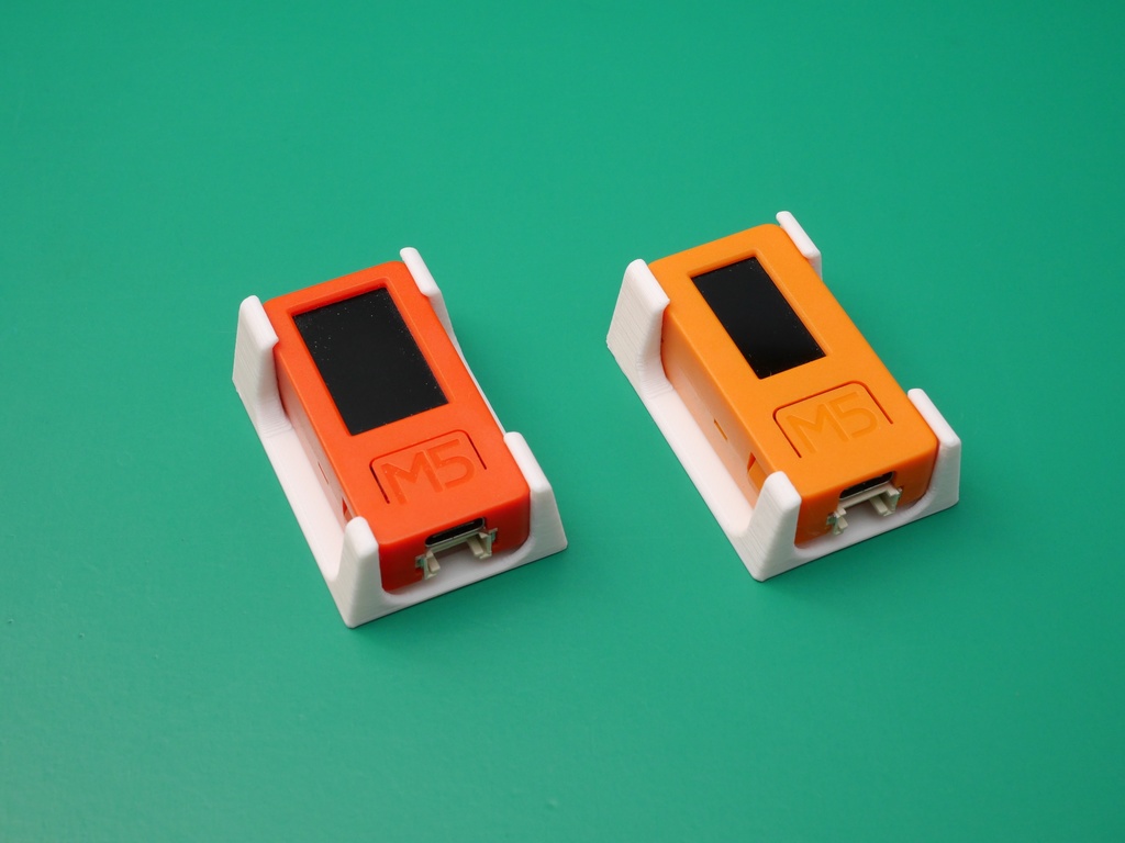 M5StickC/Plus用壁付けホルダー