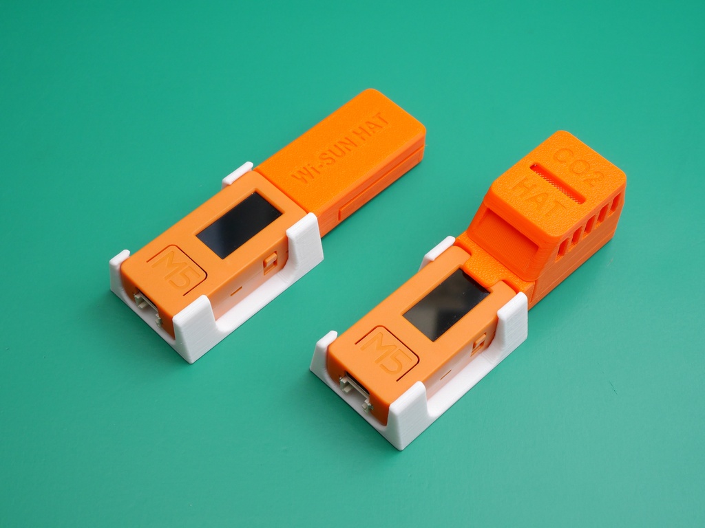 M5StickC/Plus用壁付けホルダー