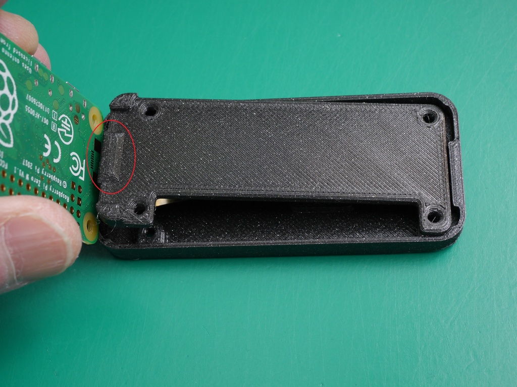 SPYカメラ用 超小型PiZeroケース(Rev2.0)