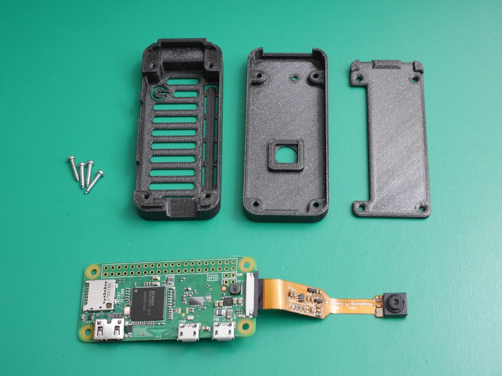 SPYカメラ用 超小型PiZeroケース(Rev2.0)