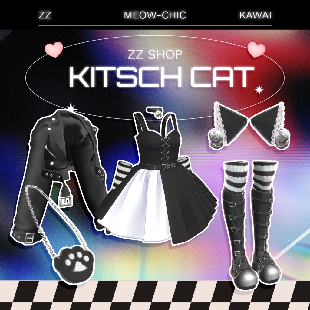 Karin(カリン)] Kitsch Cat set up - ZZ - BOOTH
