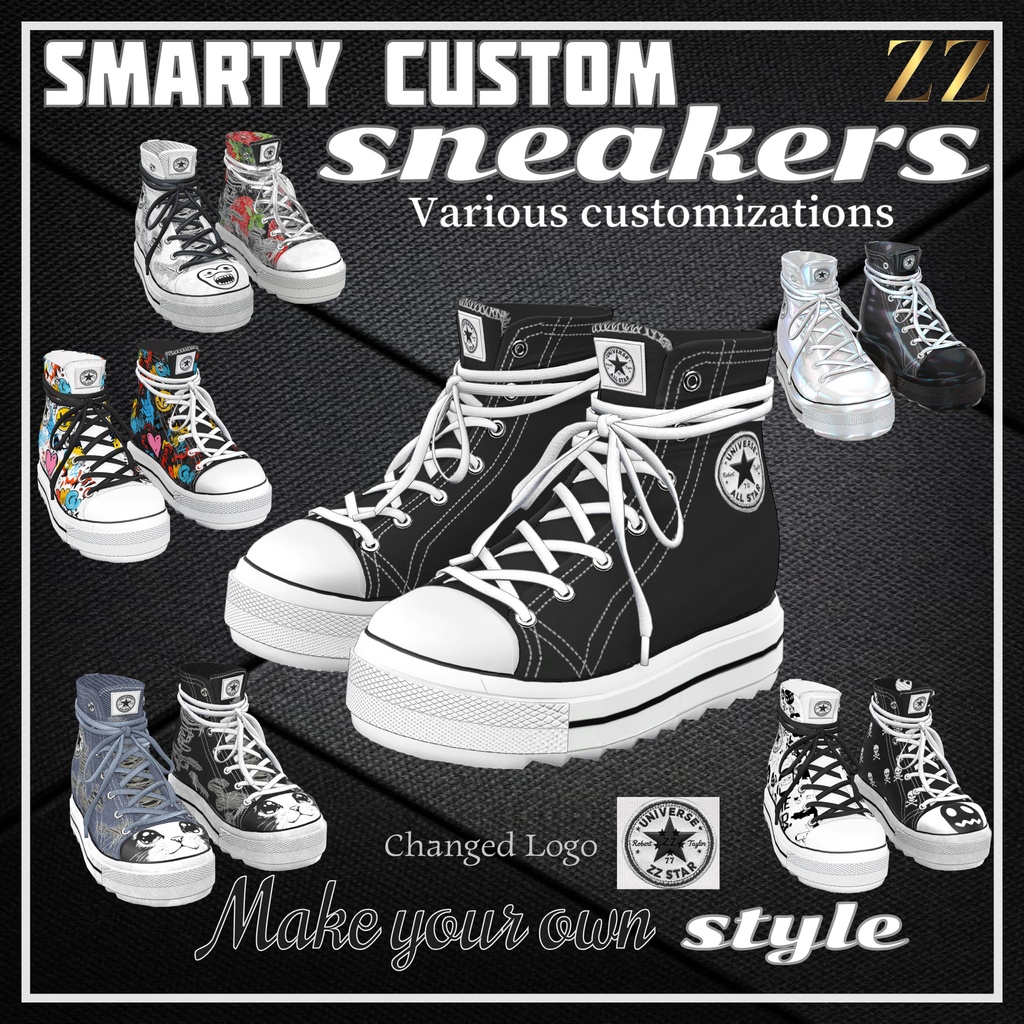 Smarty Custom Sneakers (7アバター対応) 