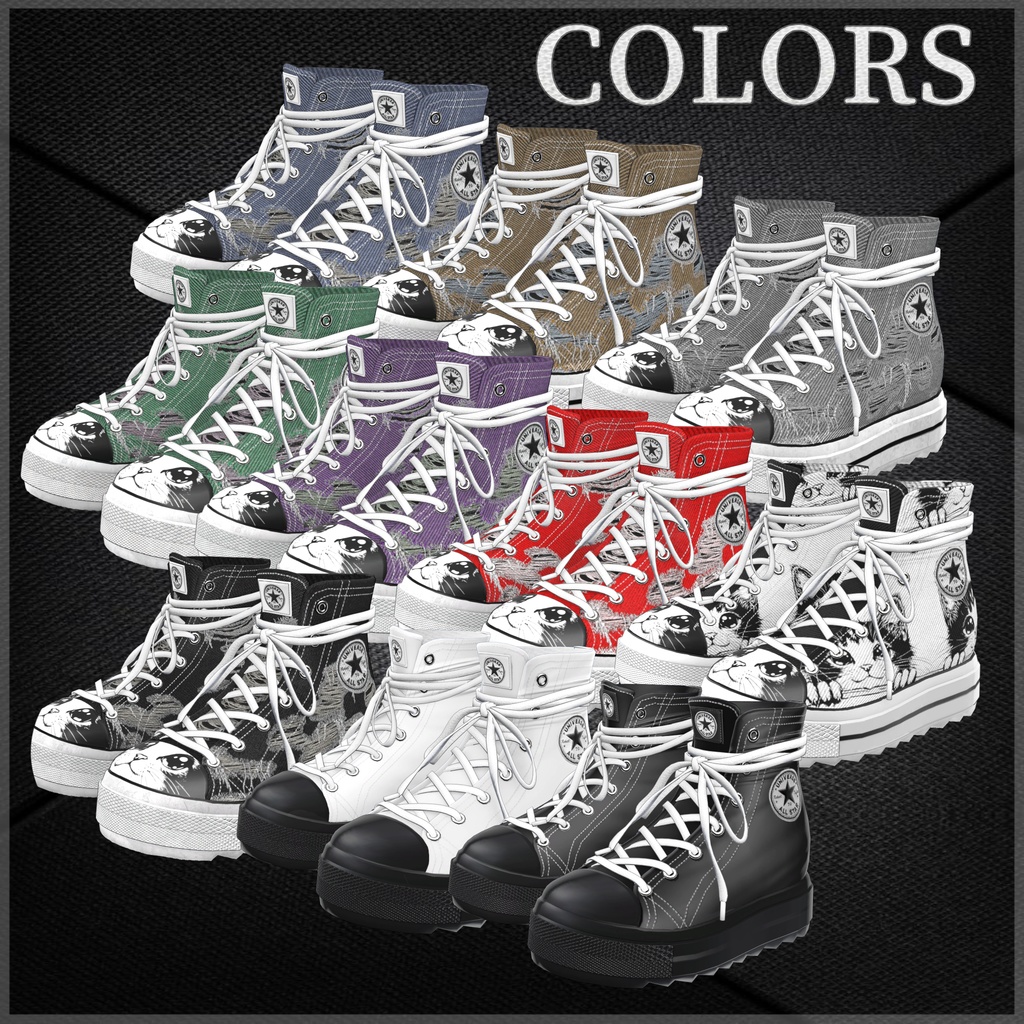 Smarty Custom Sneakers (11アバター対応)