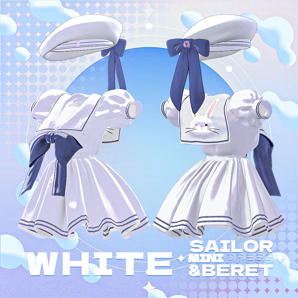 Sailor Mini Dress & Beret (8アバター対応)