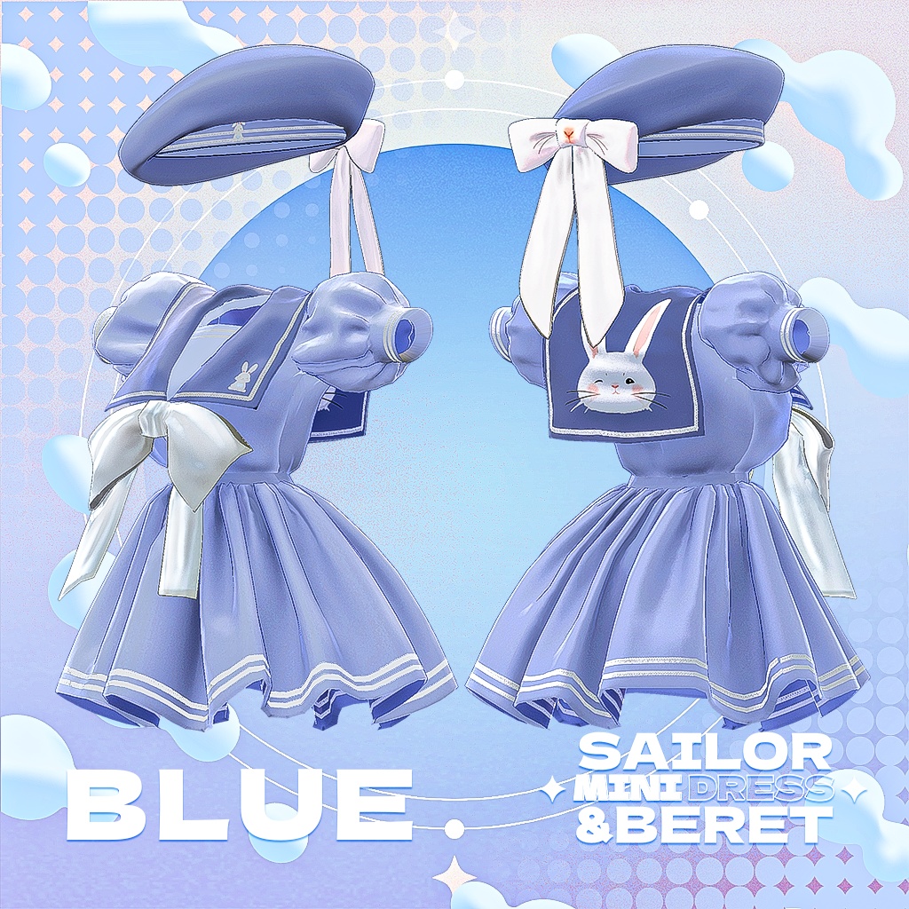 Sailor Mini Dress & Beret (8アバター対応)