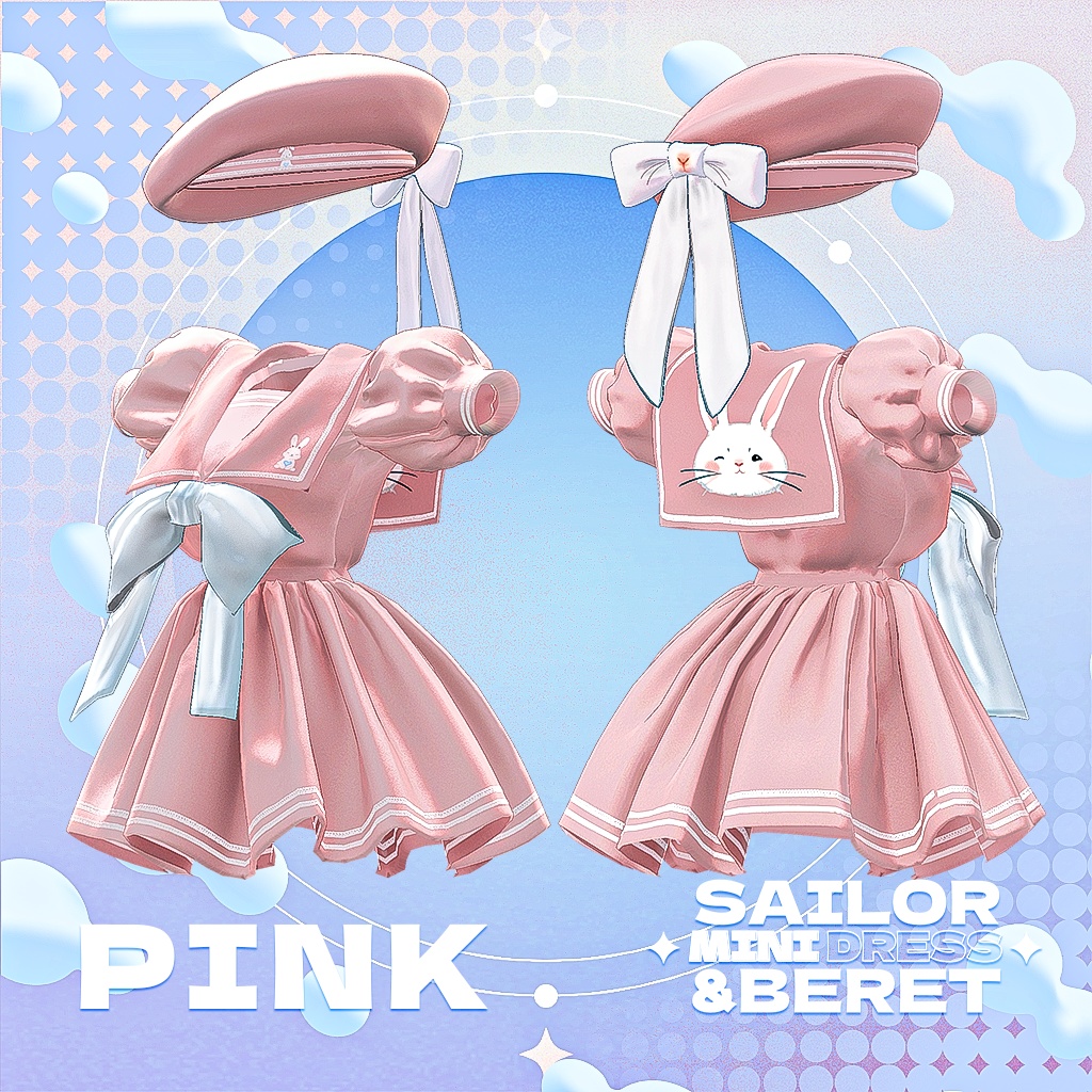 Sailor Mini Dress & Beret (8アバター対応)