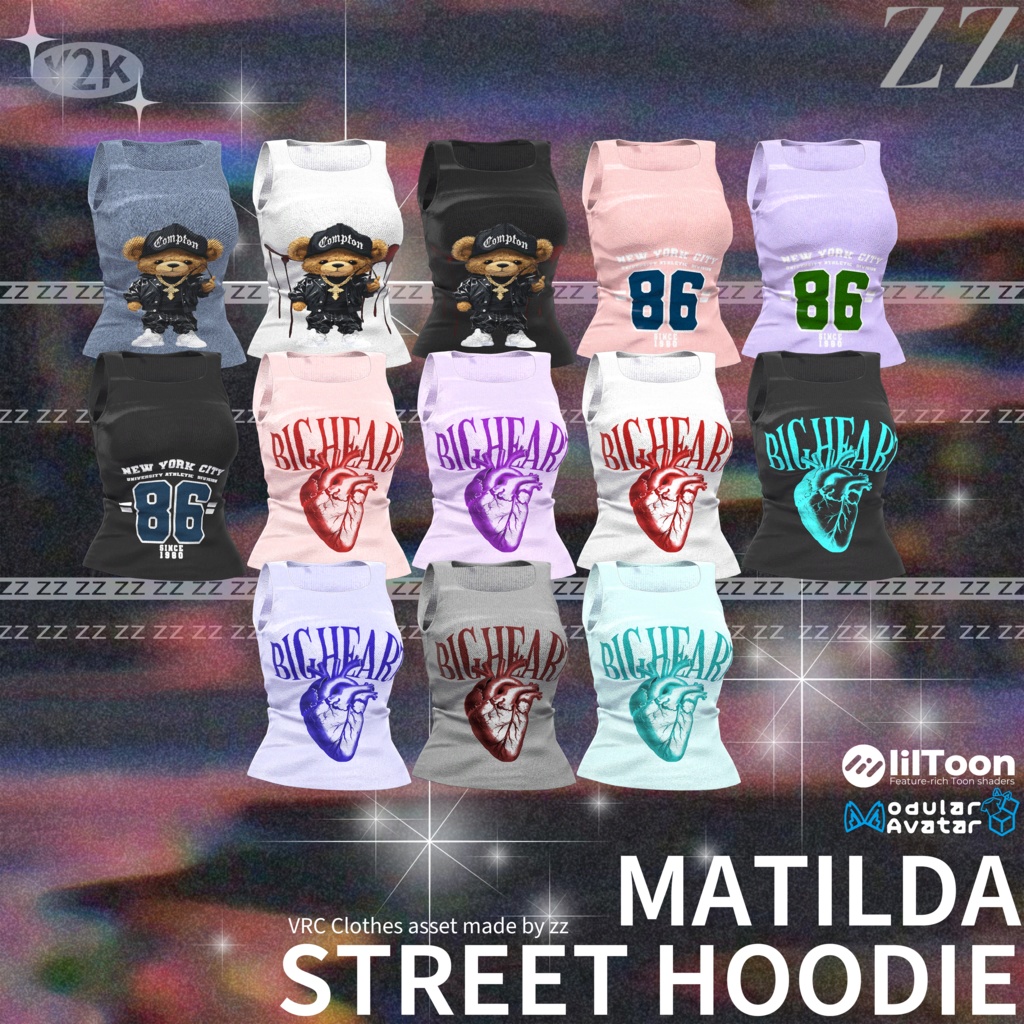 Matilda Street Hoodie (7アバター対応)