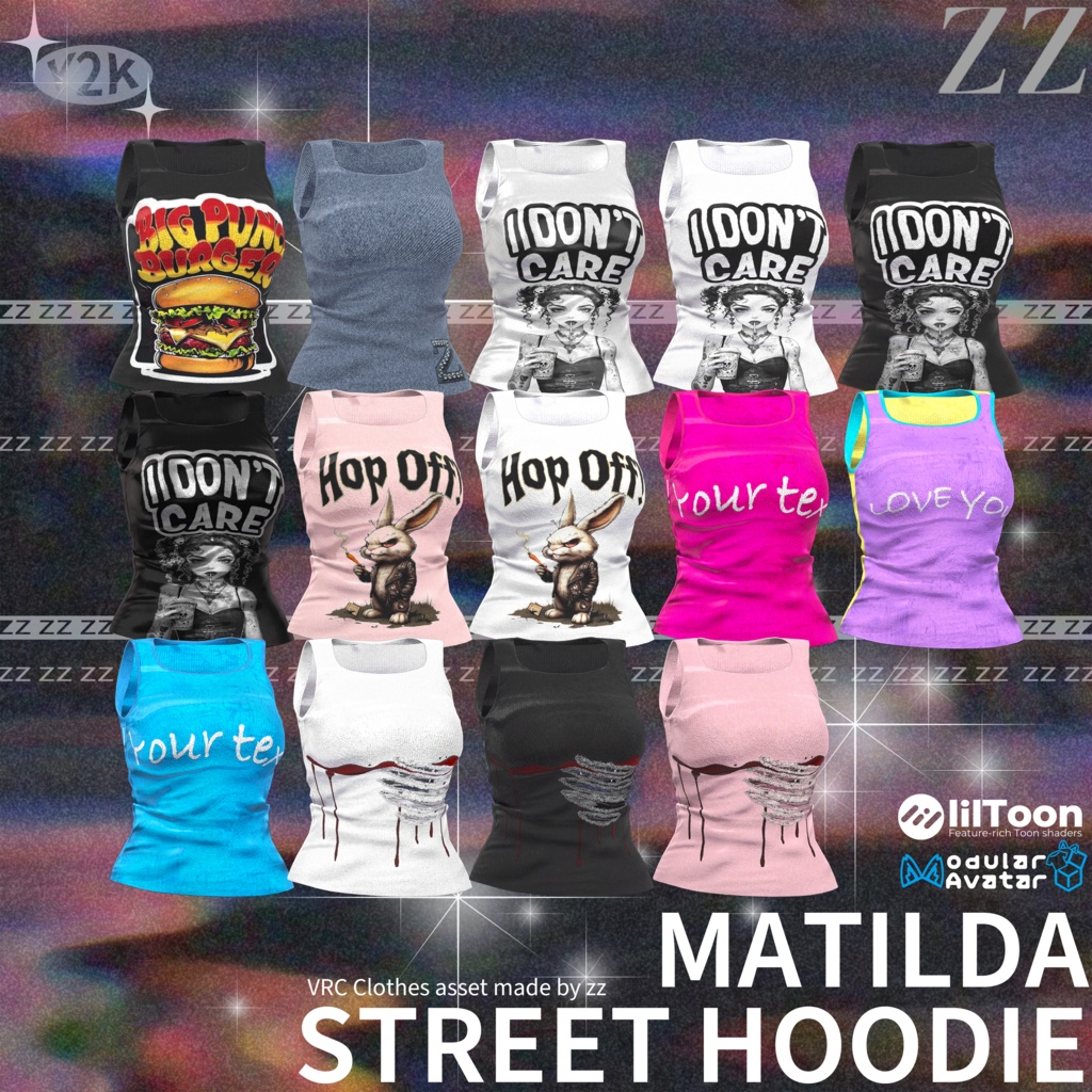 Matilda Street Hoodie (7アバター対応)