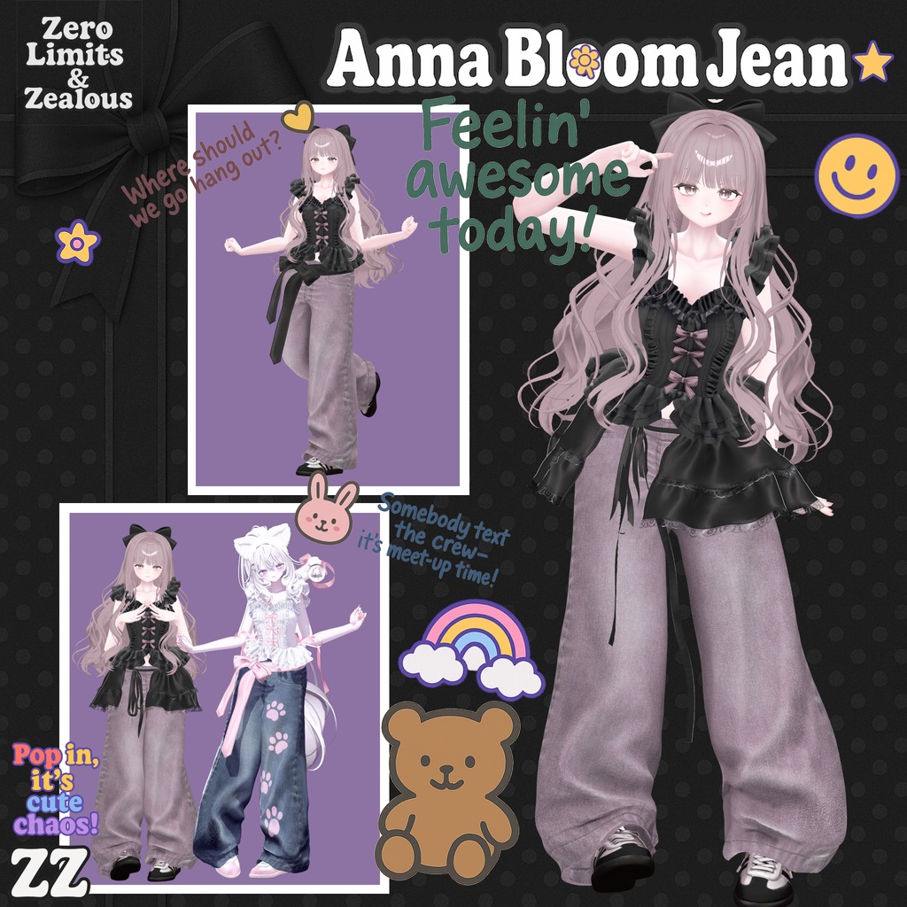 Anna Bloom Jean (11アバター対応)
